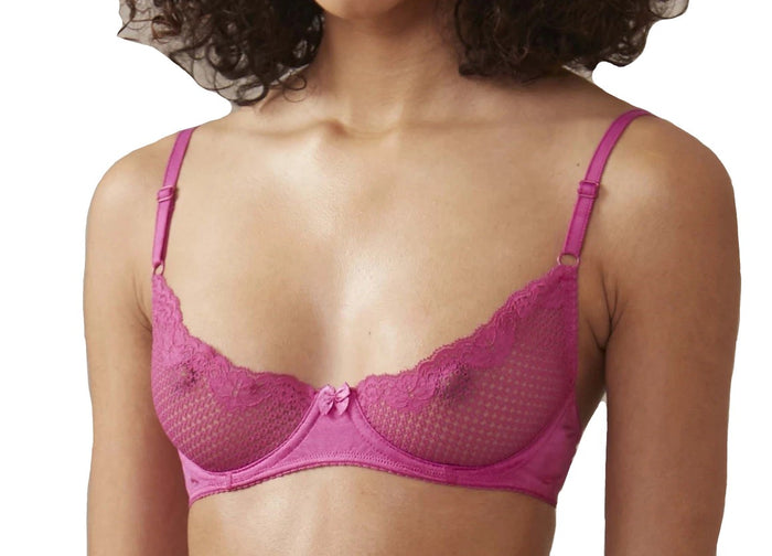 Timpa Duet Lace Underwire Demi Bra - 16449