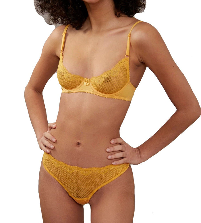 Timpa Duet Lace Underwire Demi Bra - 16449