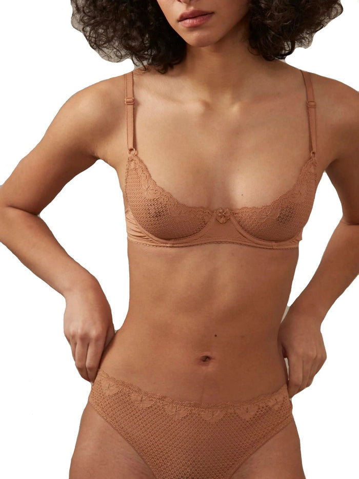 Timpa Duet Lace Underwire Demi Bra - 16449