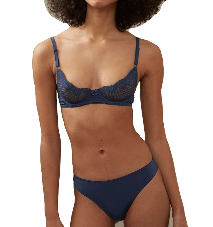 Timpa Duet Lace Underwire Demi Bra - 16449