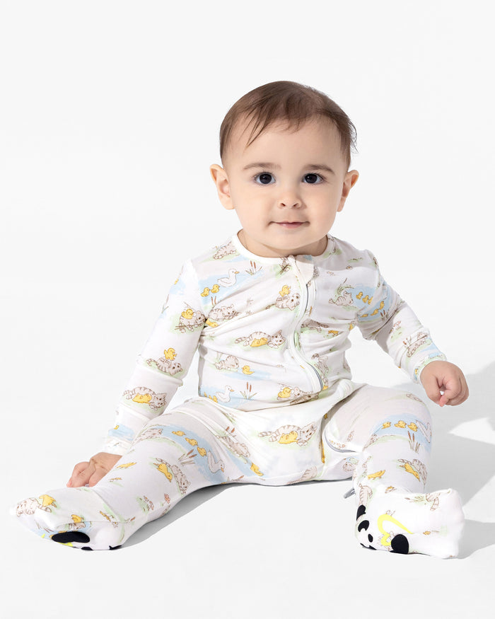 Tiny Tails Tales Bamboo Convertible Footie