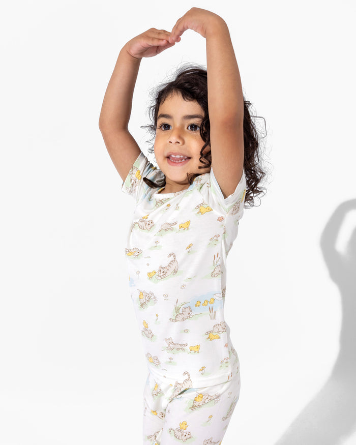 Tiny Tails Tales Bamboo Kids Pajama Short Set