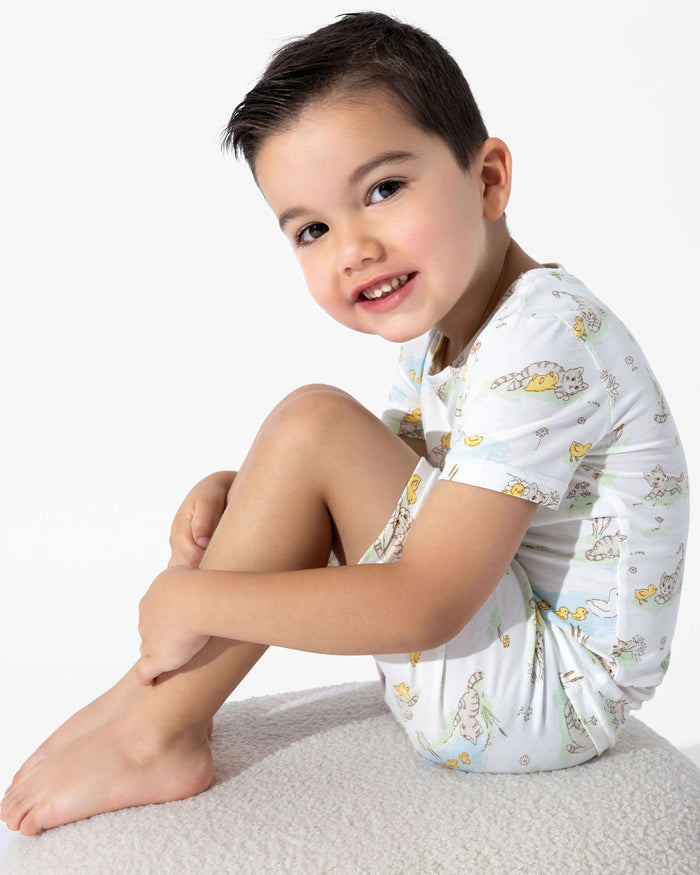 Tiny Tails Tales Bamboo Kids Pajama Short Set