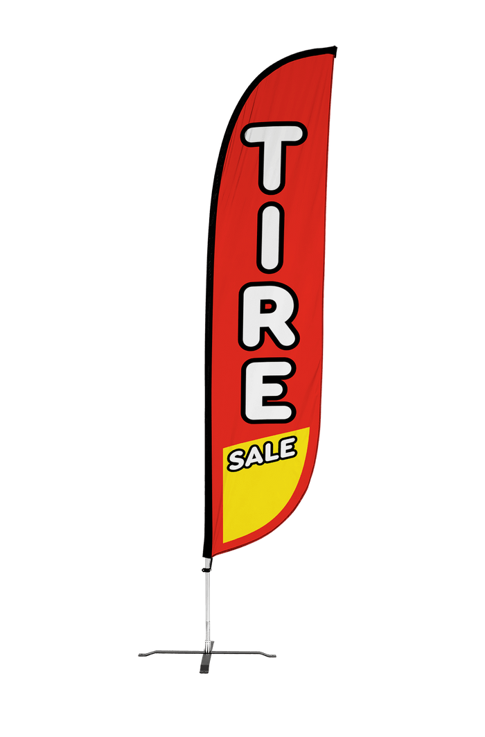 Tire Sale Feather Flag