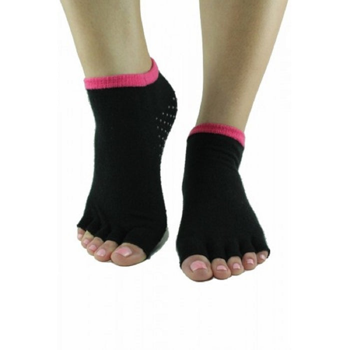 Toezies The Original 1-2 Toe Socks for Yoga-Pilates Pink Lipz
