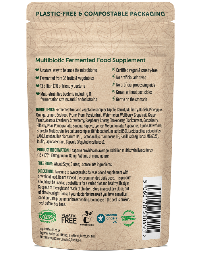 Together Health Multibiotic – Probiotic Supplement – Vegan