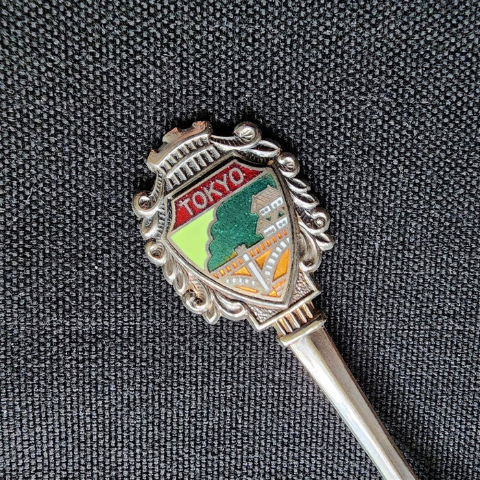 Tokyo Japan Collectible Travel Souvenir Spoon Nickel Silver Asian Japanese