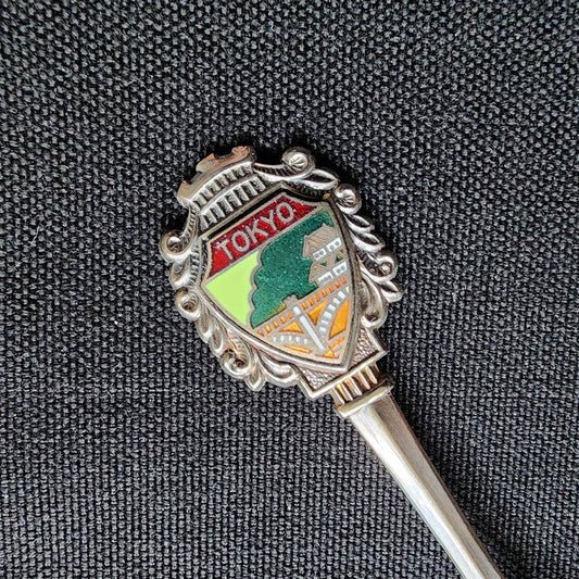 Tokyo Japan Collectible Travel Souvenir Spoon Nickel Silver Asian Japanese