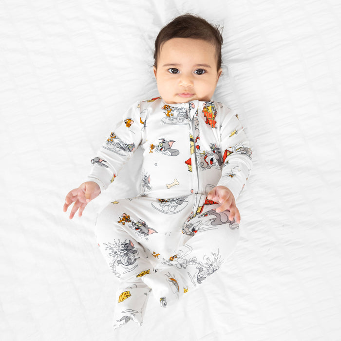 Tom & Jerry: Classic Bamboo Convertible Footie