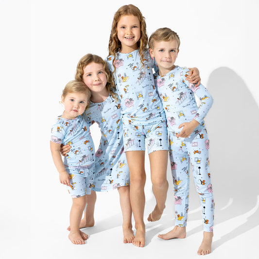 Tom & Jerry: Home Sweet Home Bamboo Kids Short Set
