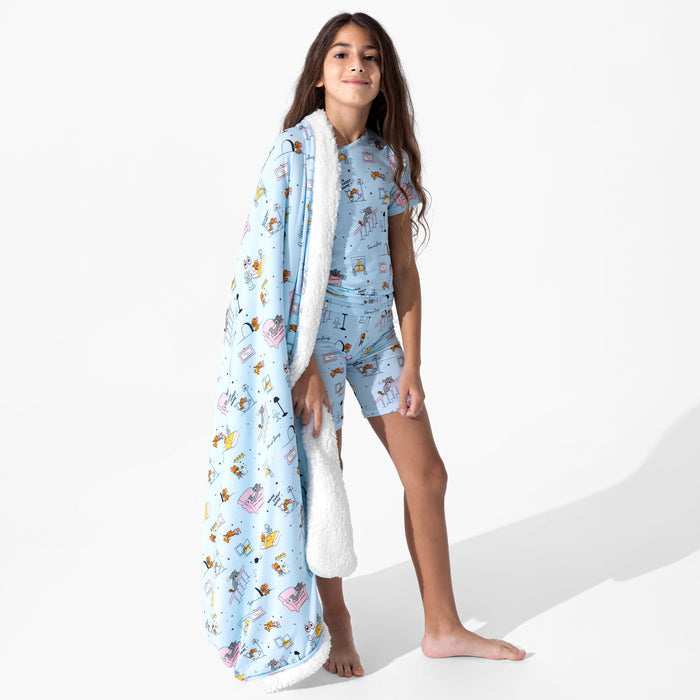 Tom & Jerry: Home Sweet Home Bamboo Sherpa Blanket