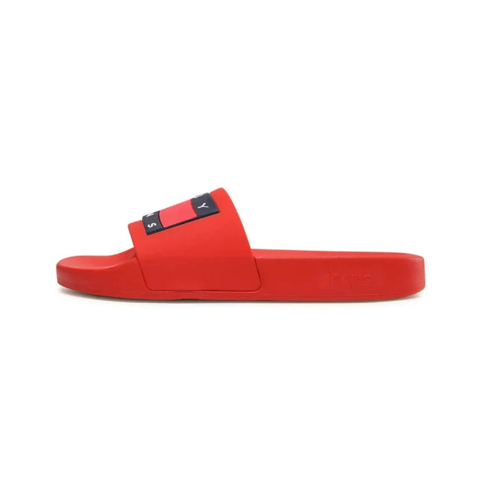 Tommy Hilfiger Essential Logo Swim Flip - Flops - Red SLM26 - Runner