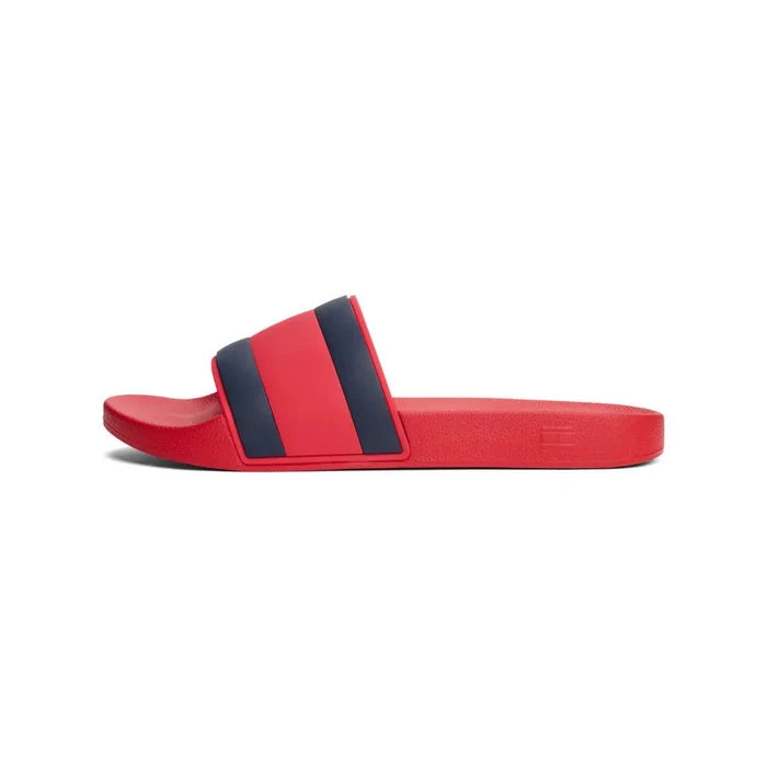 Tommy Hilfiger FLAG Pool Slides - RED SLM9 - Runner
