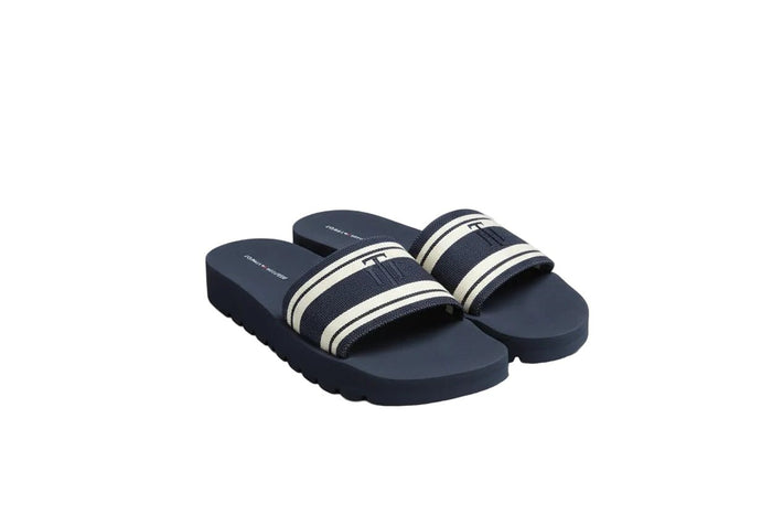 TOMMY HILFIGER Nadelin Platform Slide Sandal In blue ModeSens SLW63 - Runner