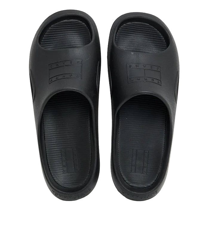 Tommy Jeans Embossed Open Toe Slides SLM28 - Runner
