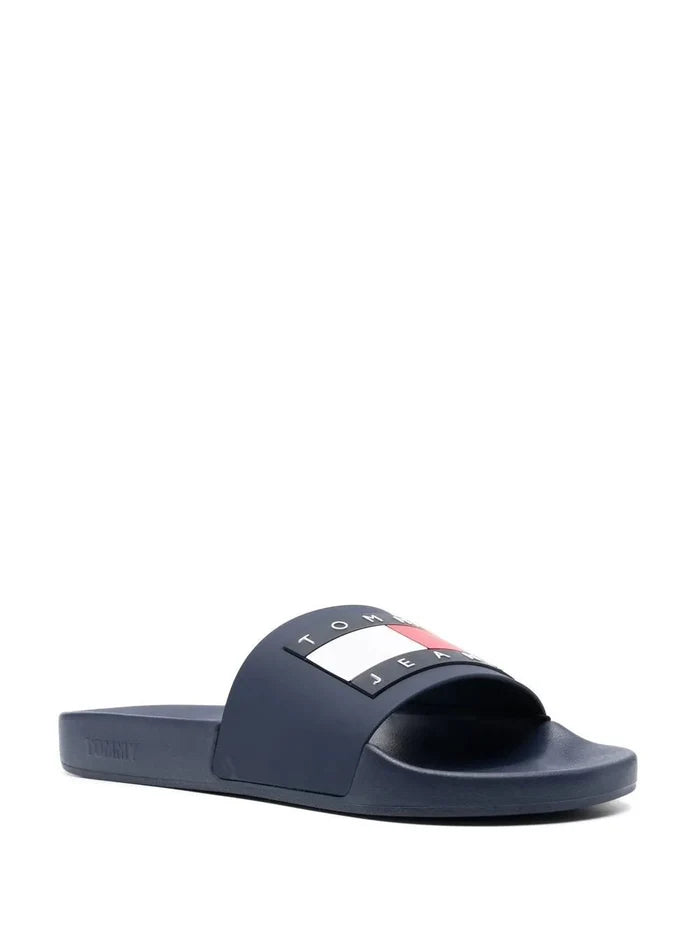 Tommy Jeans Logo - decorated swimming pool slippers SLM23 - Runner