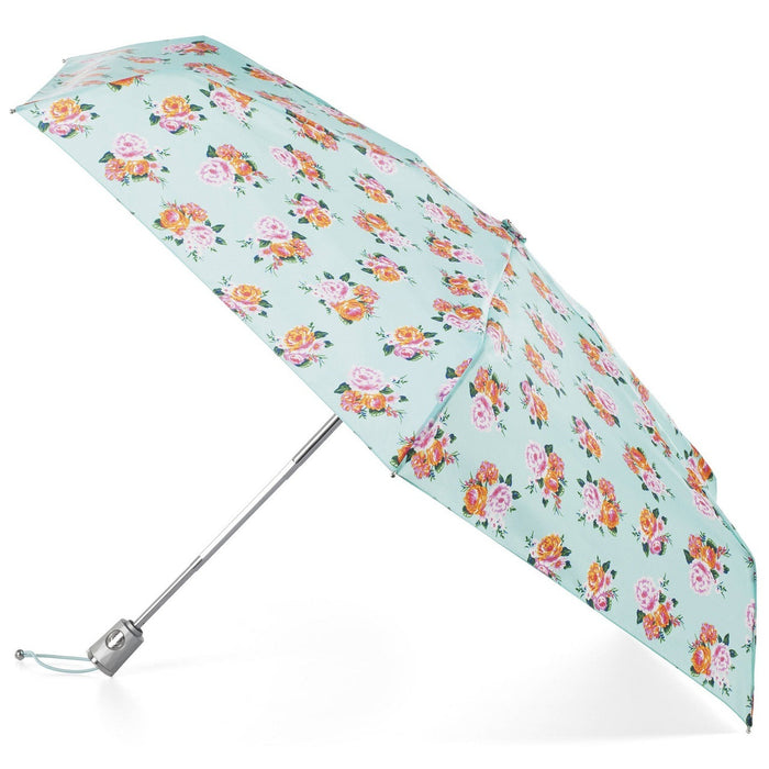 Totes Mini Auto Open Close NeverWet and SunGuard Umbrella - 8704