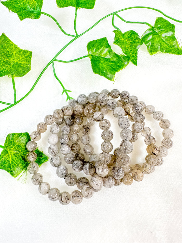 Tourmalinated Quartz Bracelet