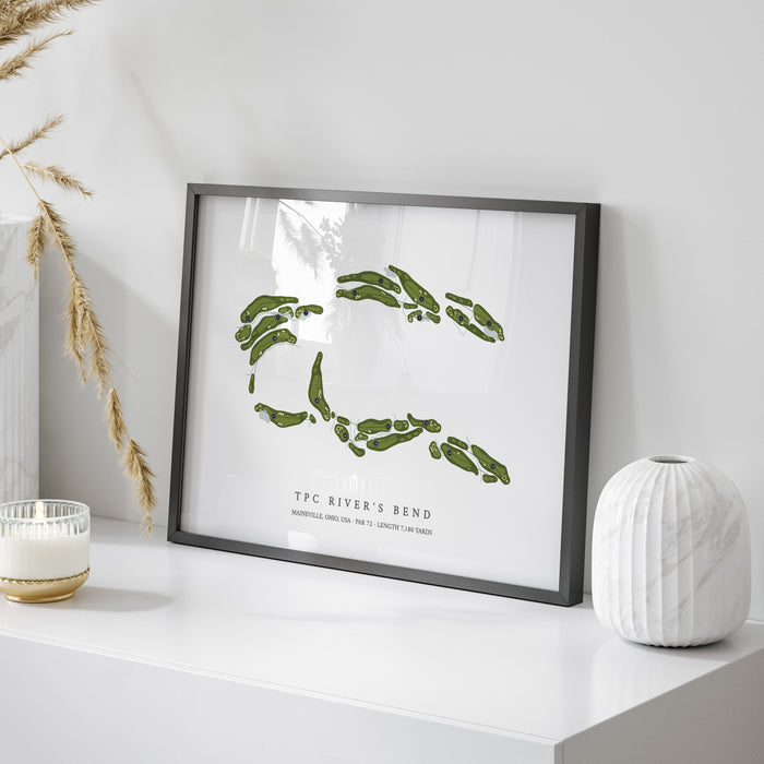 TPC River's Bend | Golf Course Map | On Table