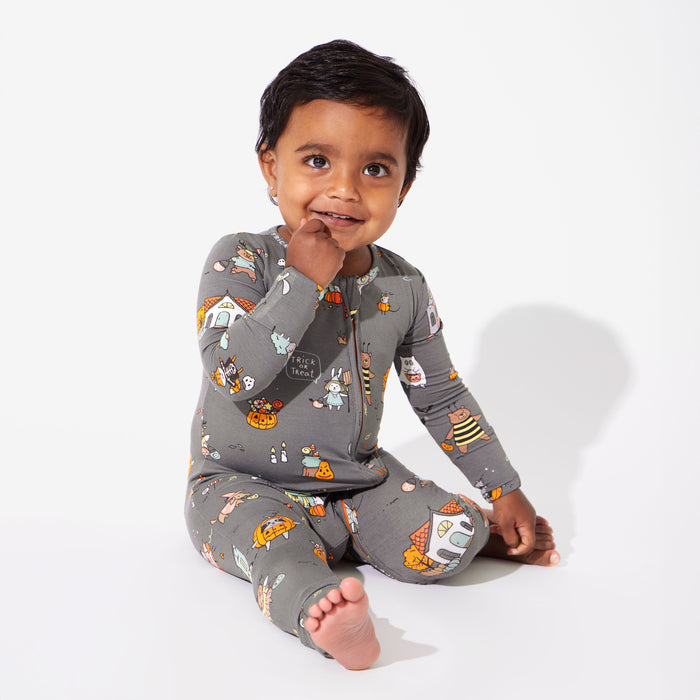 Trick or Treaters Bamboo Convertible Footie