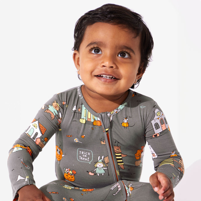 Trick or Treaters Bamboo Convertible Footie