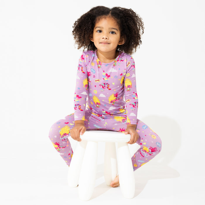 Trolls Harmony Valentine's Bamboo Kids Pajamas