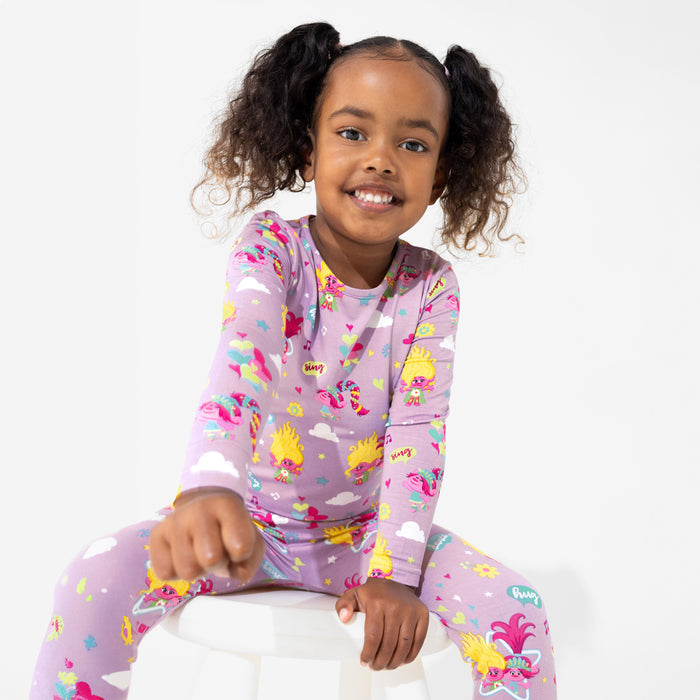 Trolls Harmony Valentine's Bamboo Kids Pajamas