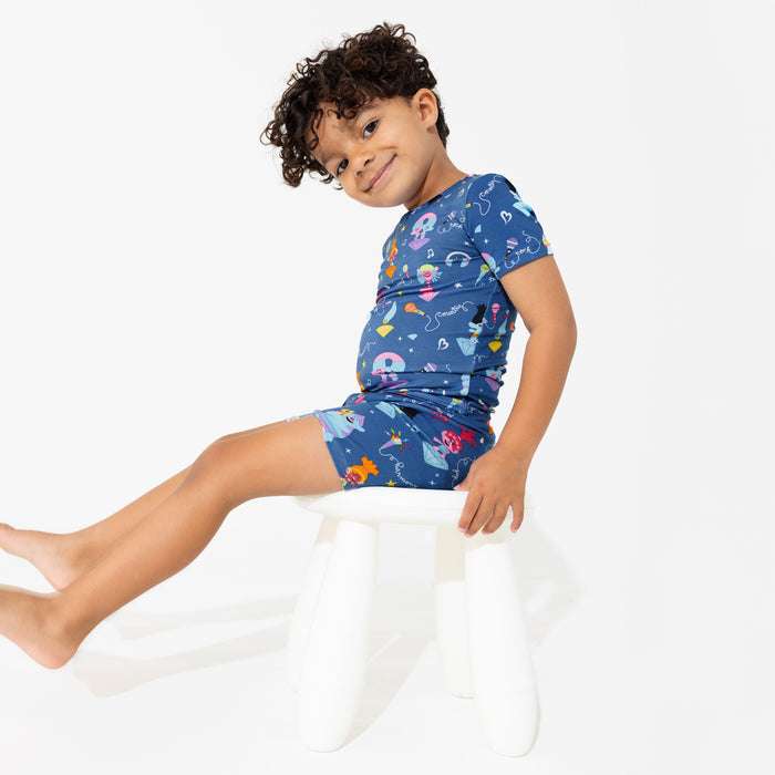 Trolls Music Valentine's Bamboo Kids Pajama Short Set