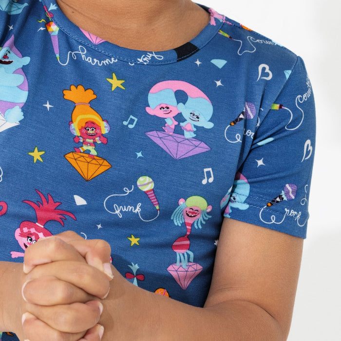 Trolls Music Valentine's Bamboo Kids Pajama Short Set