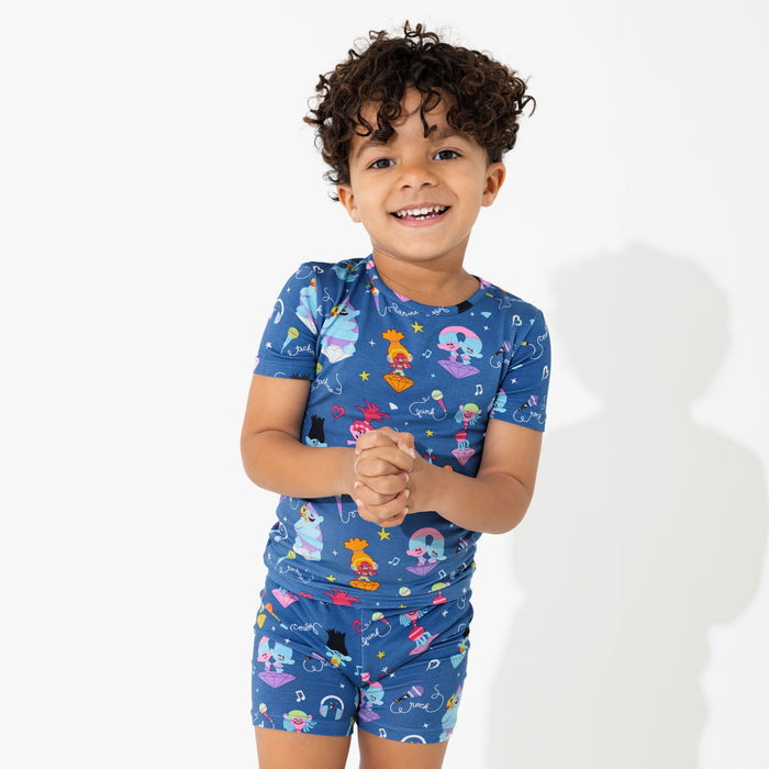 Trolls Music Valentine's Bamboo Kids Pajama Short Set