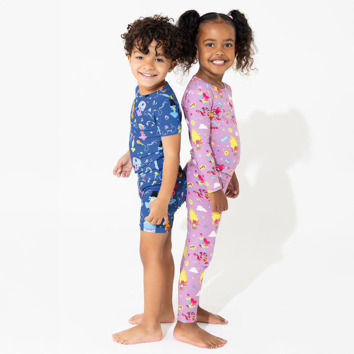 Trolls Music Valentine's Bamboo Kids Pajama Short Set