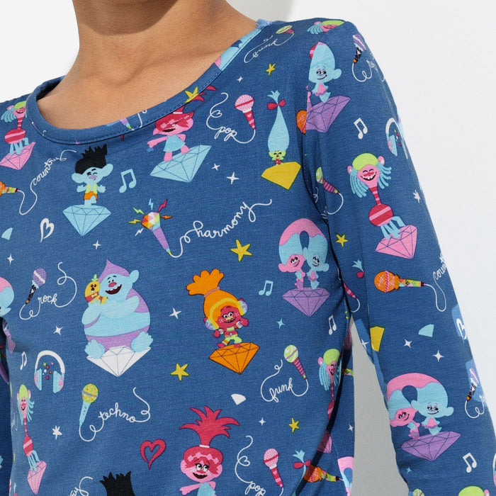 Trolls Music Valentine's Bamboo Kids Pajamas