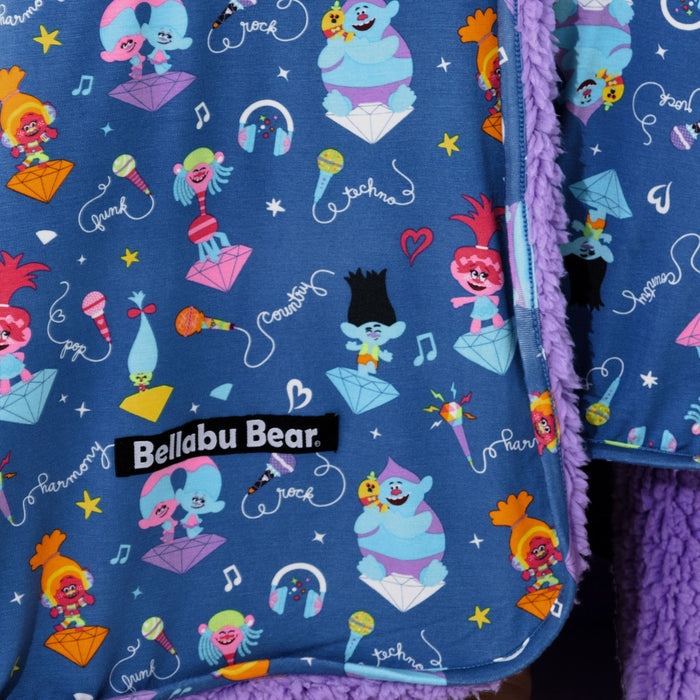 Trolls Music Valentine's Bamboo Sherpa Blanket