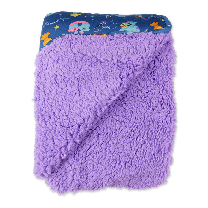 Trolls Music Valentine's Bamboo Sherpa Blanket