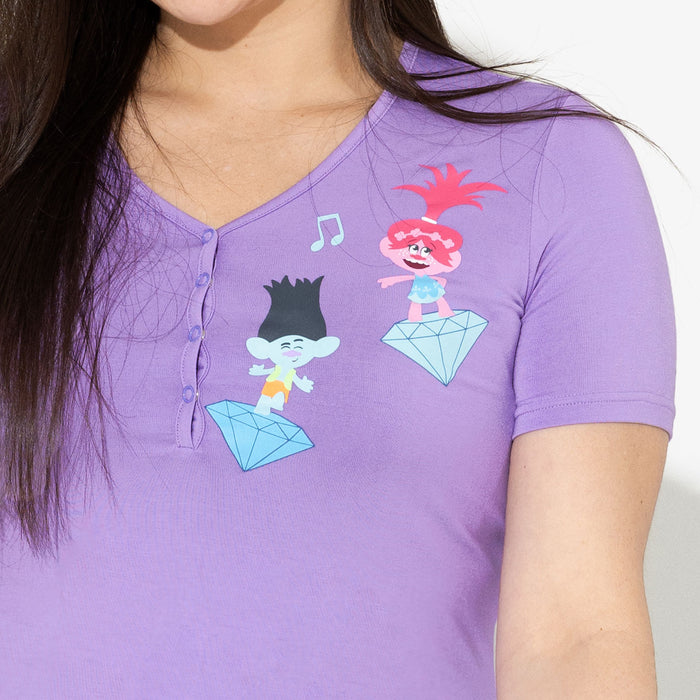 Trolls Music Valentine's Bamboo Women's Pajama Set