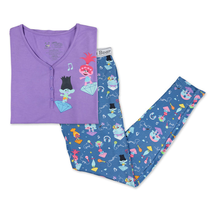 Trolls Music Valentine's Bamboo Women's Pajama Set
