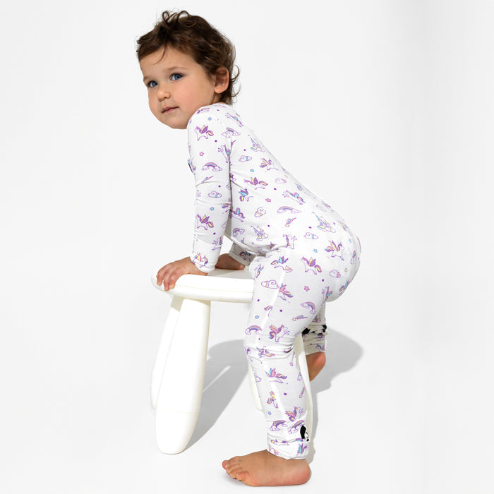 Unicorn Bamboo Convertible Footie