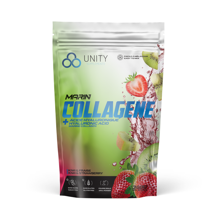 UNITY Marin Collagen + Hyaluronic Acid - Kiwi & Strawberry