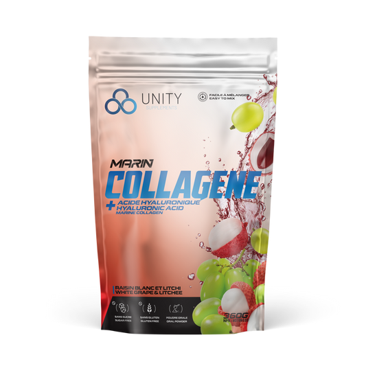 UNITY Marin Collagen + Hyaluronic Acid - White Grape & Litchee