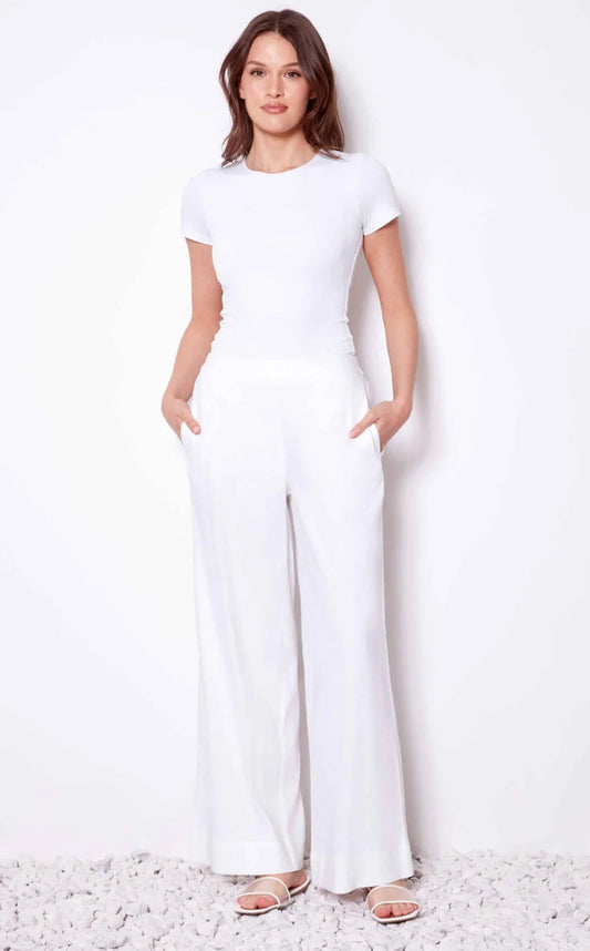 UP LINEN WIDE LEG PANT