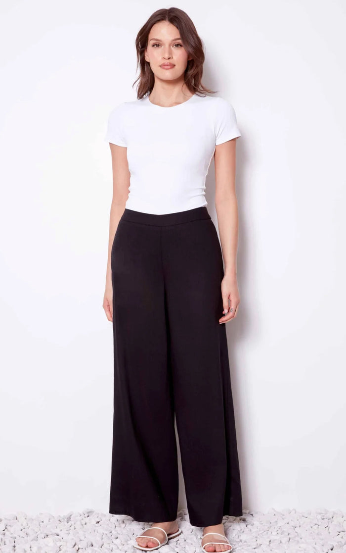 UP LINEN WIDE LEG PANT