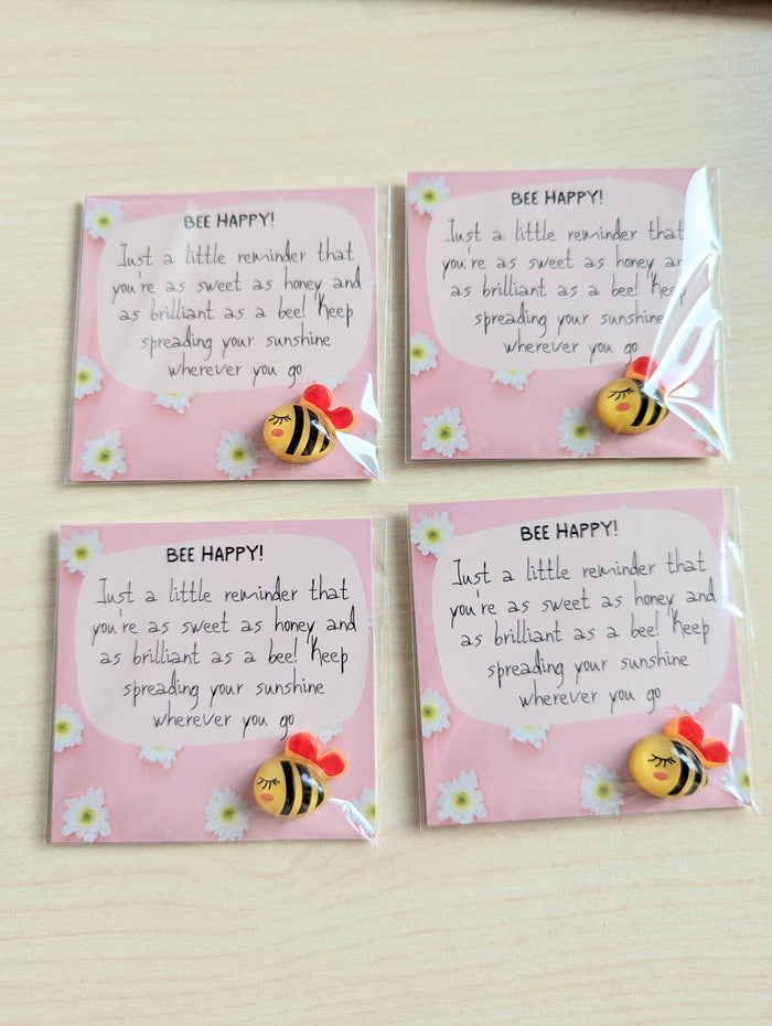 UPLIFTED INK Spread Sunshine with our "Bee Happy" Uplifting Mini Card!