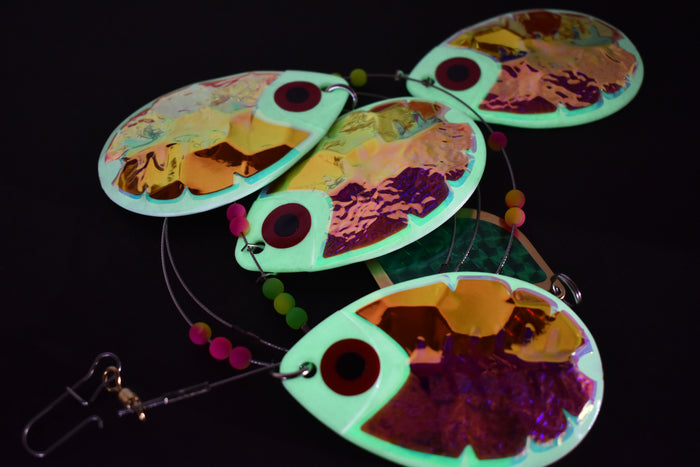 UV Glow Orange Juice - 4 Blade Cowbells
