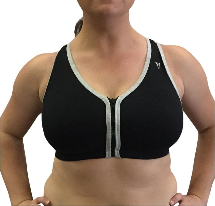 Valmont Zip Front Leisure and Sports Bra - 1611B