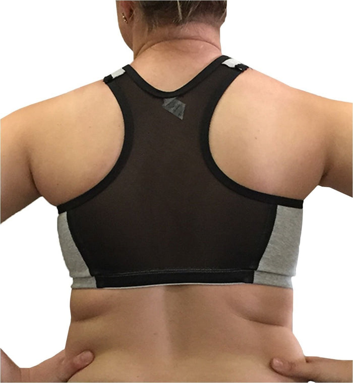 Valmont Zip Front Leisure and Sports Bra - 1611B