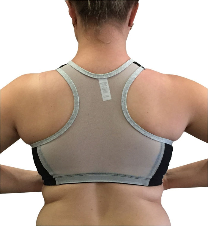 Valmont Zip Front Leisure and Sports Bra - 1611B