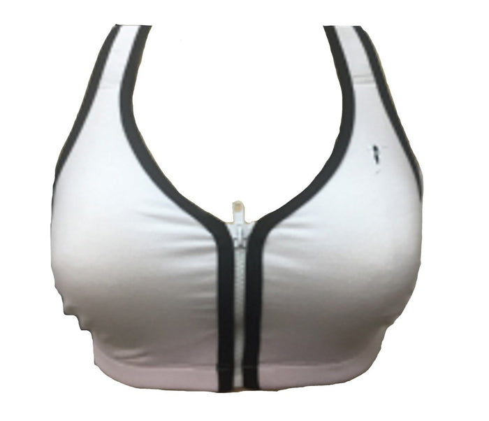 Valmont Zip Front Leisure and Sports Bra - 1611B