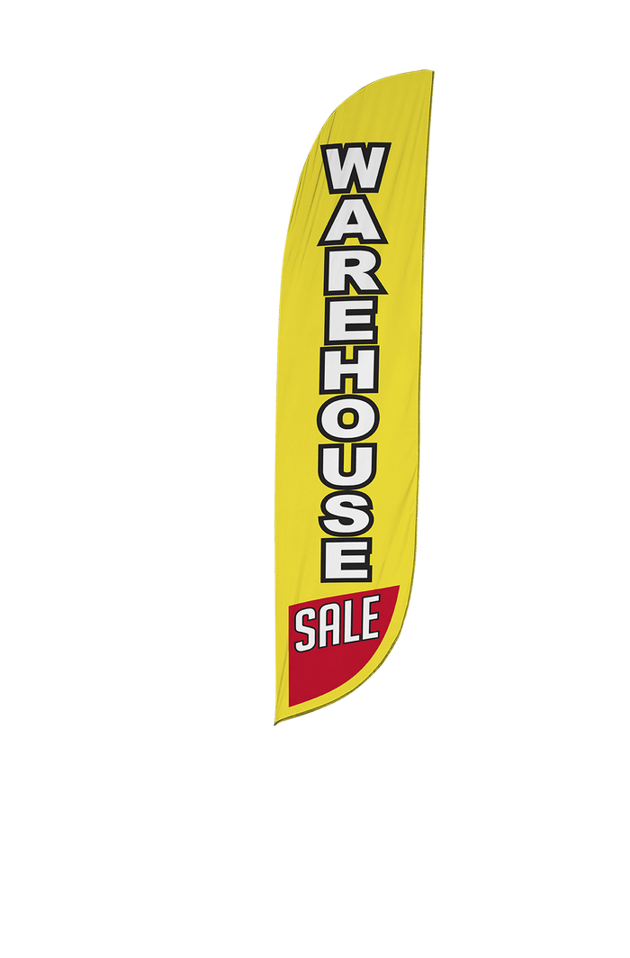 Warehouse Sale Feather Flag