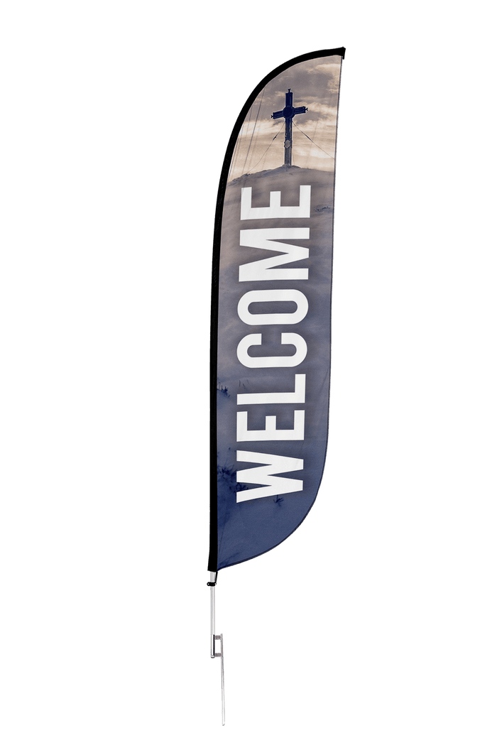 Welcome Church Feather Flag