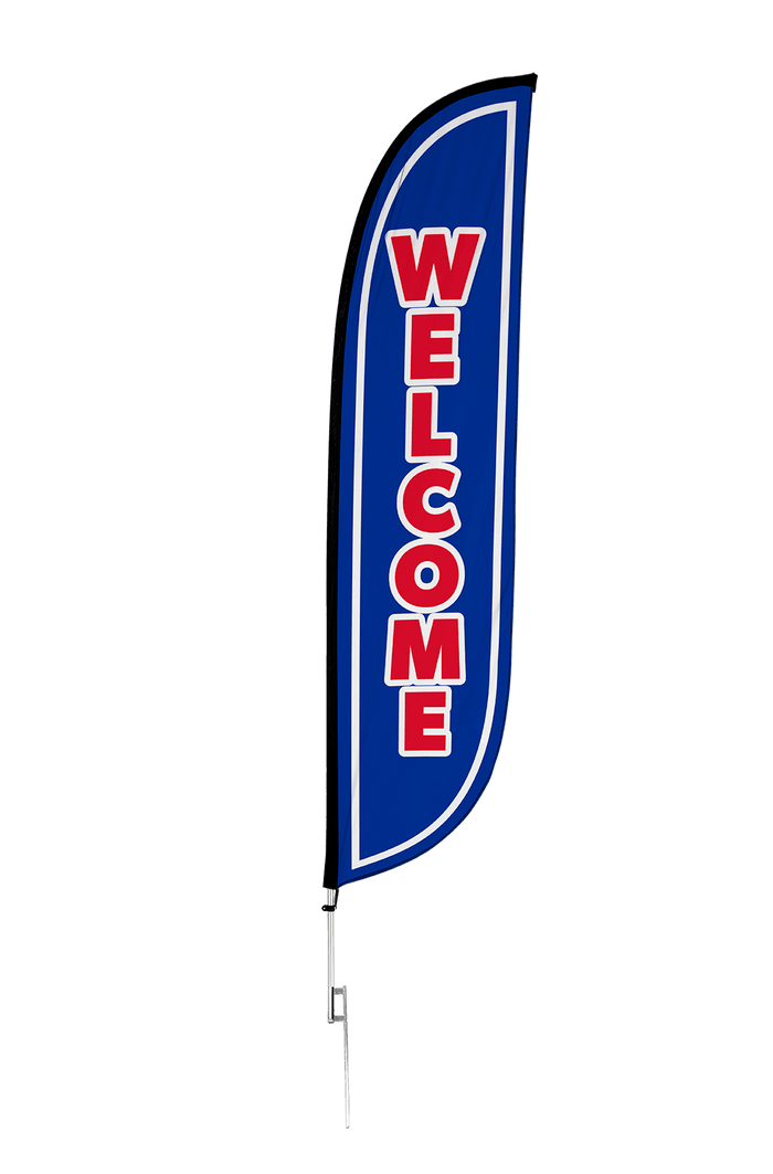 Welcome Feather Flag